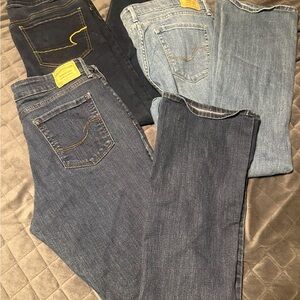 Stylish Women's Jeans Collection - Blue and Black size 14